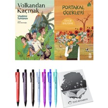 Portakal Çiçekleri ve Volkandan Kaçmak 2'li Set - Kalem