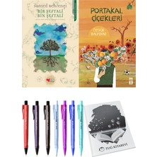 Portakal Çiçekleri ve Bir Şeftali Bin Şeftali 2'li Set - Kalem