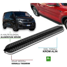 Tunax Fiat  Scudo / Ulysse * KISA ŞASE * 2022 2023 2024 2025 Yan Basamak