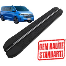 T7 Transporter Kısa Şase 2024 2025 2026 Araca Özel Nevada Siyah Yan Basamak