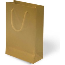 Arminow Altın Renk Ipli Karton Çanta - 20X25X8 cm - 2 Adet - Ç030