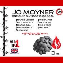 Jo Moyner Briquette 3 Kg Mangal Kömürü İstiridye