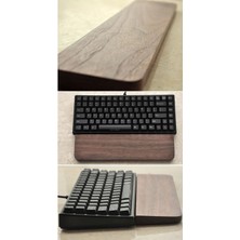 Ontıc Klavye Bilek Desteği Doğal Ahşap Ergonomik Estetik SOFT87 Tuş Için(36 X10 CM)(87KEYBOARD)