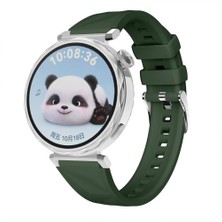 Sneezy Huawei Watch Gt5 Pro 42MM Ile Uyumlu Prism Metal Tokalı Soft Yumuşak Silikon Kordon