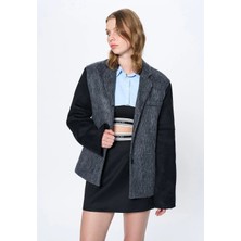 Olla Collection Match Detaylı Ceket Gri