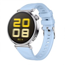Sneezy Huawei Watch Gt4 41MM Ile Uyumlu Prism Metal Tokalı Soft Yumuşak Silikon Kordon
