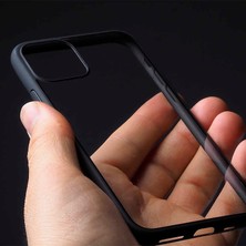 Cepustik Telefon Aksesuarları Apple iPhone 12 Pro Max Kılıf Arkası Şeffaf Kenarları Renkli Endi Kılıf