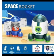 Tekno Trust Uzay Istasyon Oyuncağı 3 Lü Set Oyuncak Roket & Uzay Mekiği & Uzay Aracı & Ay Taşıtı & Astronot