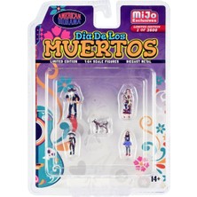 American Diorama AD-76509MJ "dia De Los Muertos" 5 Parça Diecast Set 1/64 Scale