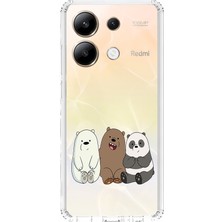 Zeyno Xiaomi Redmi Note 13 4g Uyumlu Üçlü Ayılar  Desenli Silikon Kılıf