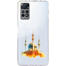 Zeyno Xiaomi Redmi Note 11 Pro 4g Uyumlu Camii Silüeti  Desenli Silikon Kılıf