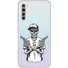 Zeyno Xiaomi Redmi Note 8 Uyumlu Iskelet Silah  Desenli Silikon Kılıf
