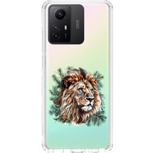 Zeyno Xiaomi Redmi Note 12 S Uyumlu Yüce Aslan  Desenli Silikon Kılıf