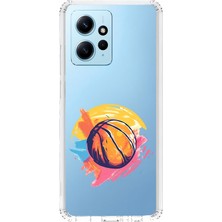 Zeyno Xiaomi Redmi Note 12 4g Uyumlu Basket Topu Renkli  Desenli Silikon Kılıf