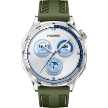 Sneezy Huawei Watch Gt5 Pro 46MM ile Uyumlu Metal Tokalı Dikiş Detaylı Şık Dokuma Silikon Kordon