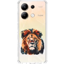 Zeyno Xiaomi Redmi Note 13 4g Uyumlu Asil Aslan Gücü  Desenli Silikon Kılıf