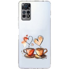 Zeyno Xiaomi Redmi Note 12 Pro 4g Uyumlu Kahve Aşkı  Desenli Silikon Kılıf