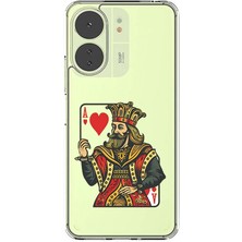 Zeyno Xiaomi Redmi 13C Uyumlu Kupa Kralı  Desenli Silikon Kılıf