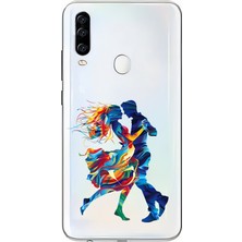 Zeyno General Mobile Gm 20 Pro Uyumlu Renkli Aşıklar  Desenli Silikon Kılıf