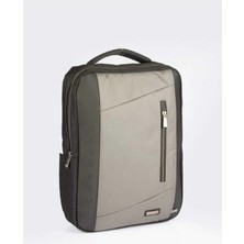 Derims Gri USB Şarj Girişli Akıllı Sırt Çantası Öğrenci Evrak Laptop Notebook Macbook Dizüstü