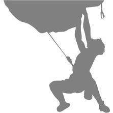 Sticker Usta Dağcılık Dağcı Tırmanış Sticker Araba Oto Motosiklet Karavan Sticker Etiket 00547