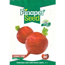 Pinaper Seed İri Kırmızı Turp Tohumu 10 gr Pınaper Tohumculuk