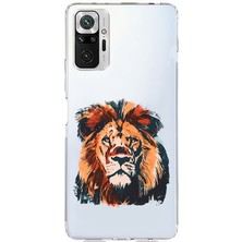 Zeyno Xiaomi Redmi Note 10 Pro Uyumlu Asil Aslan Gücü  Desenli Silikon Kılıf
