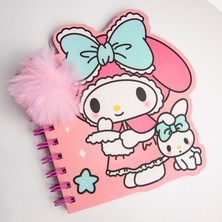 Piraye Gift Sanrio My  Melody Pon  Pon Detaylı Defter