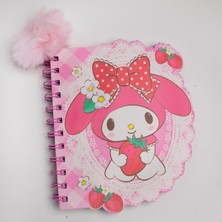 Piraye Gift Sanrio My  Melody Pon  Pon Detaylı Defter