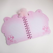 Piraye Gift Sanrio My  Melody Pon  Pon Detaylı Defter