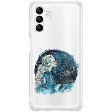 Zeyno Samsung Galaxy M34 Uyumlu Yıldız Kadını  Desenli Silikon Kılıf