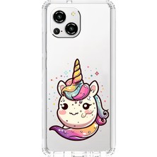 Zeyno Reeder S23 Pro Max Uyumlu Sevimli Unicorn  Desenli Silikon Kılıf