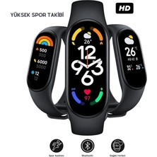 Ayers M7 Watch Band Akıllı Bileklik Spor Modlu Full Fonksiyon Siyah