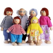 Mediterian Ahşap aile seti  şekil alabilen ve istenilen yere konumlandırabileceğiniz eğlenceli bir oyuncak .