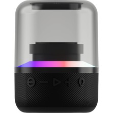BF24 Surround 360 Rgb Bluetooth Hoparlör Siyah 1200 Mah, Taşınabilir,