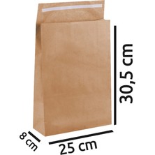 Arminow Altın Yaldız Renk Bantlı Hediye Paketi - Kağıt Hediye Poşeti - 25X30,5X8 cm - 2 Adet - HP056