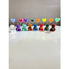 Hfz Works Doğum Günü Bebek Mevlidi Hediyleik Kokulu Mum Ayıcık Teddy Mum Rengarenk 20 Adet