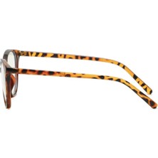 Selene - Leopar Çerçeveli Mavi Işık Korumalı Vintage Cat Eye Kedi Gözlük