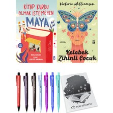 Kelebek Zihinli Çocuk ve Kitap Kurdu Olmak İstemeyen Maya 2'li Set - Kalem