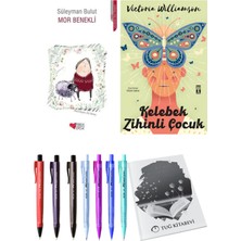 Kelebek Zihinli Çocuk ve Mor Benekli 2'li Set - Kalem