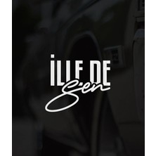 TSC Illede Sen Araba Sticker Yapıştırması 24CM
