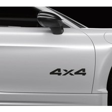 TSC 4x4 Yan Kapı Sticker 24 cm 2 Adet Etiket