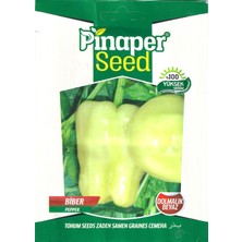 Pinaper Seed Beyaz Dolmalık Biber Tohumu 5 gr Pınaper Tohumculuk