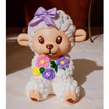 Tutkulu Renkler Taş Tozu Hediyelik Kuzu Obje