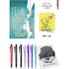 Zürafa, Peli ve Ben ve Yeşil Adanın Çocukları 2'li Set - Kalem