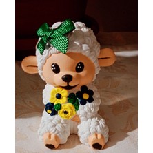 Tutklu Renkler Taş Tozu Hediyelik Kuzu Obje