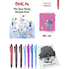 Cadılar ve Her Şeyi Yanlış Anlayan Kedi 2'li Set - Kalem