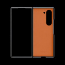 Samsung Galaxy Z Fold 6 Vegan Deri Kılıf - Taba