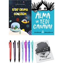 Alma ve Yedi Canavar ve Kitap Okuma Günlüğüm 2'li Set - Kalem