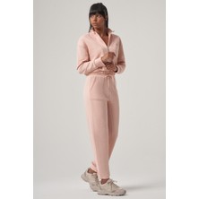 Clara Pudra Relaxed Fit Kaşkorse Detaylı Jogger